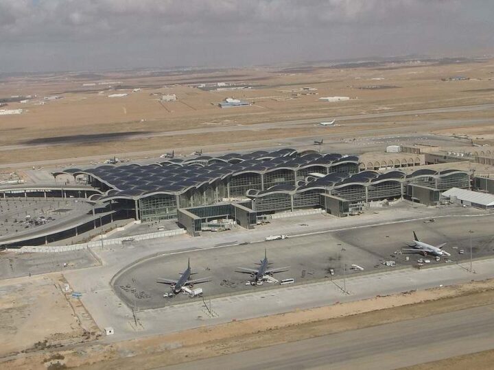 The new terminal at Queen Alia International Airport