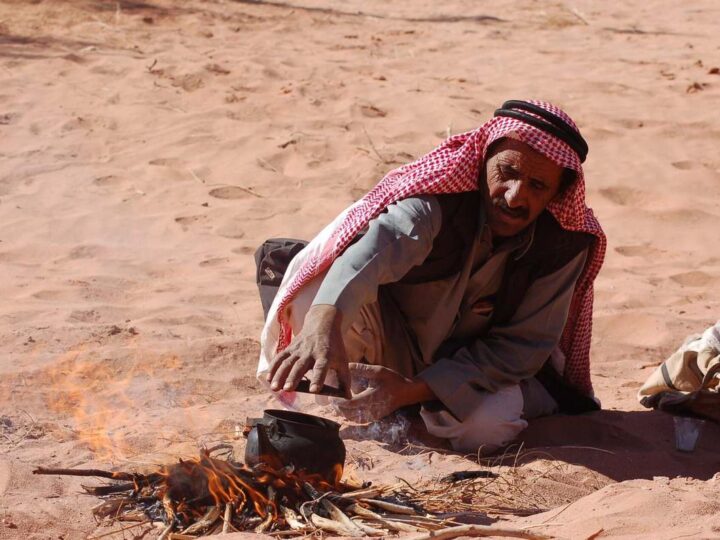 بدو الزلابية في منطقة وادي رم
