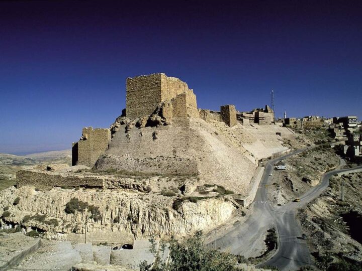 Karak Castle, the Crusader fortress of southern Jordan