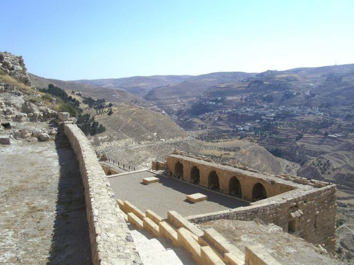 Karak Castle in the historic town of Karak