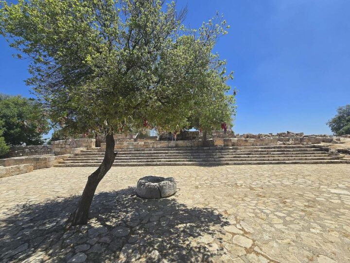 Ruins of the Byzantine Mar Elias Church near Ajloun