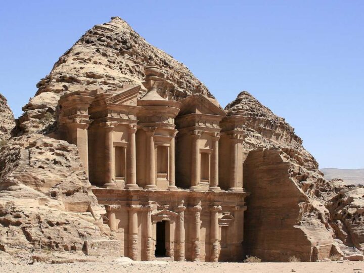 The Monastery, Ad Deir, carved into the cliffs of Petra